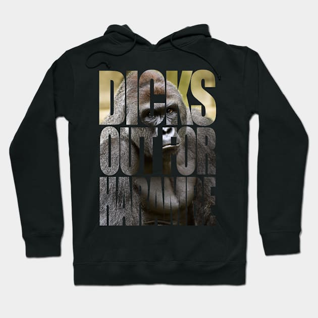 Dicks Out For Harambe Hoodie by Phox